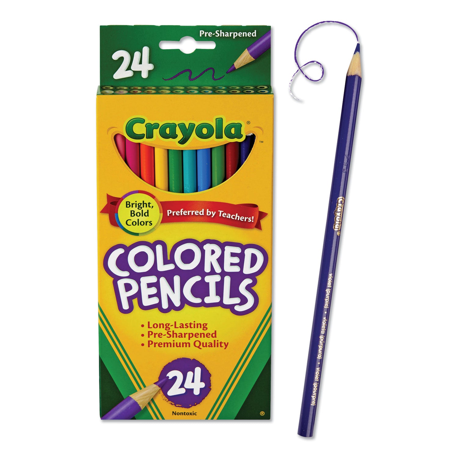 Crayola Colored Pencils 24/Pkg Long