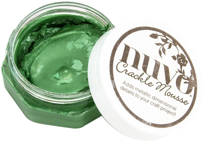 Nuvo Crackle Mousse Chameleon Green