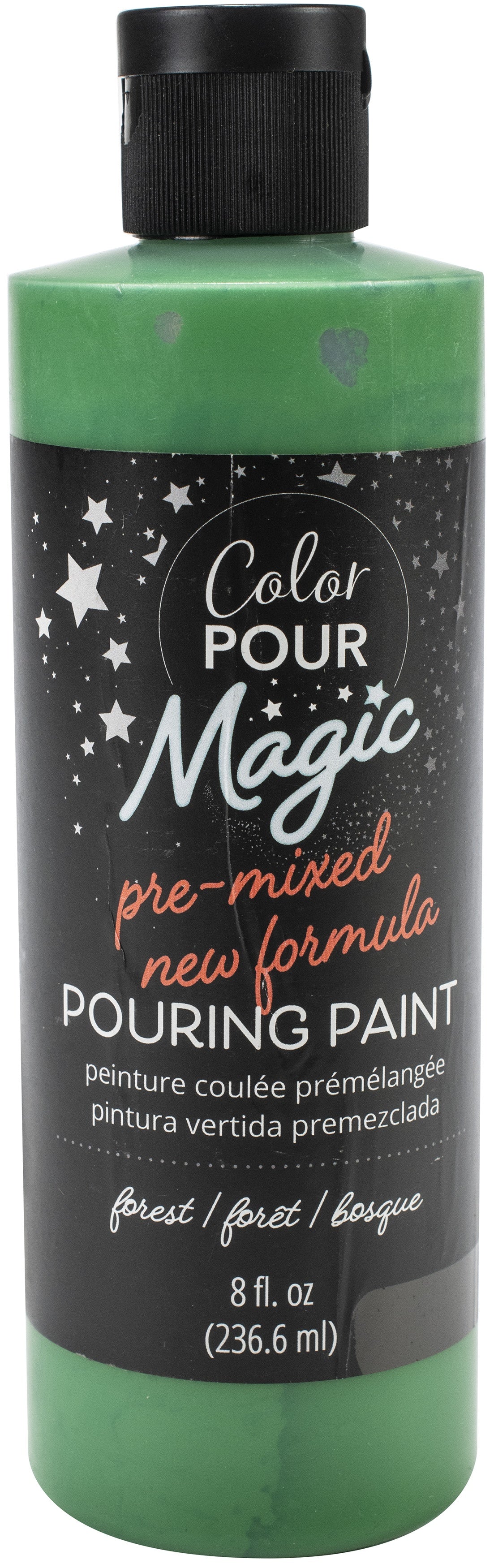 American Crafts Color Pour Magic Pre-Mixed Paint 8oz Forest