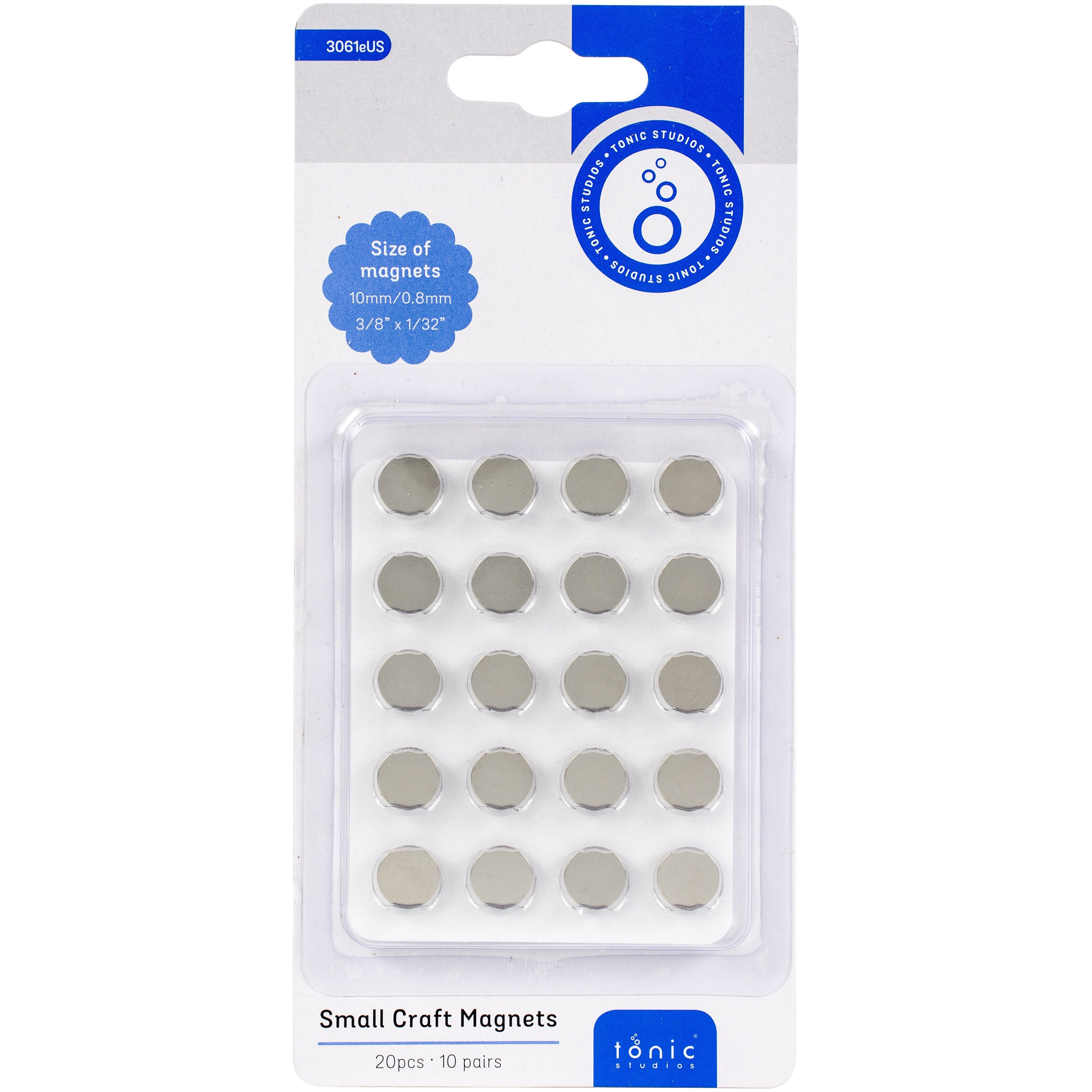 Tonic Studios Small Craft Magnets 10mm 10/Pkg  