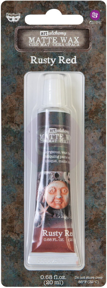 Finnabair Art Alchemy Matte Wax .68 Fluid Ounce Rusty Red