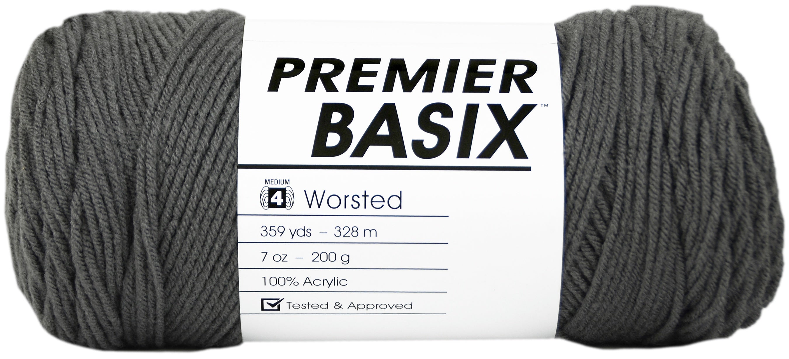 Premier Yarns Basix Yarn Gray
