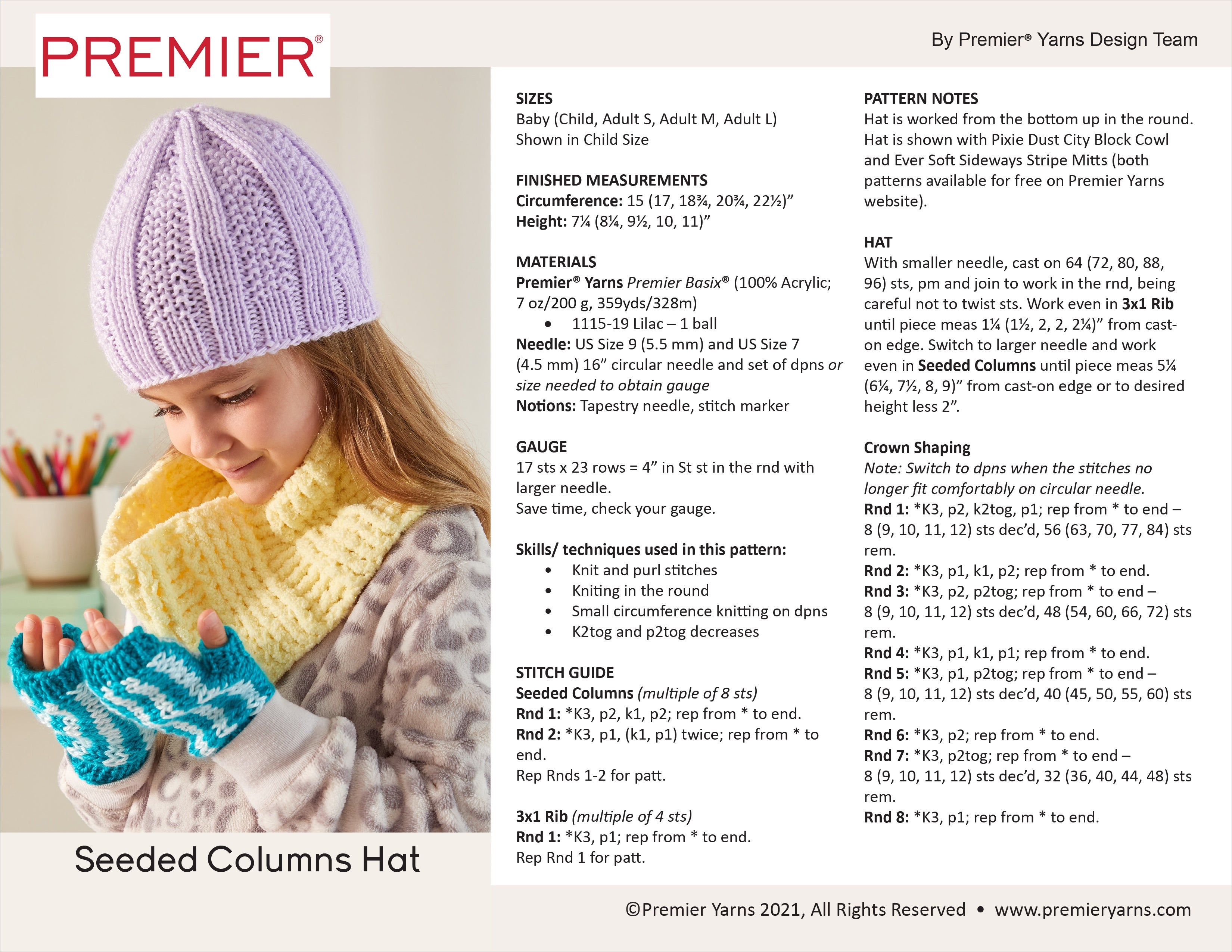 Premier Yarns Basix Yarn Lilac
