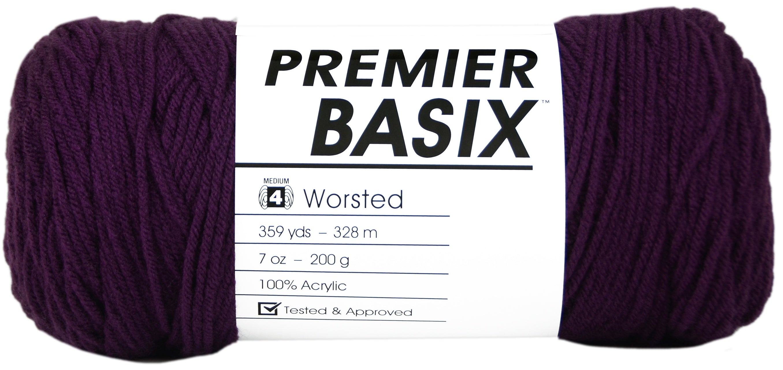 Premier Yarns Basix Yarn Eggplant