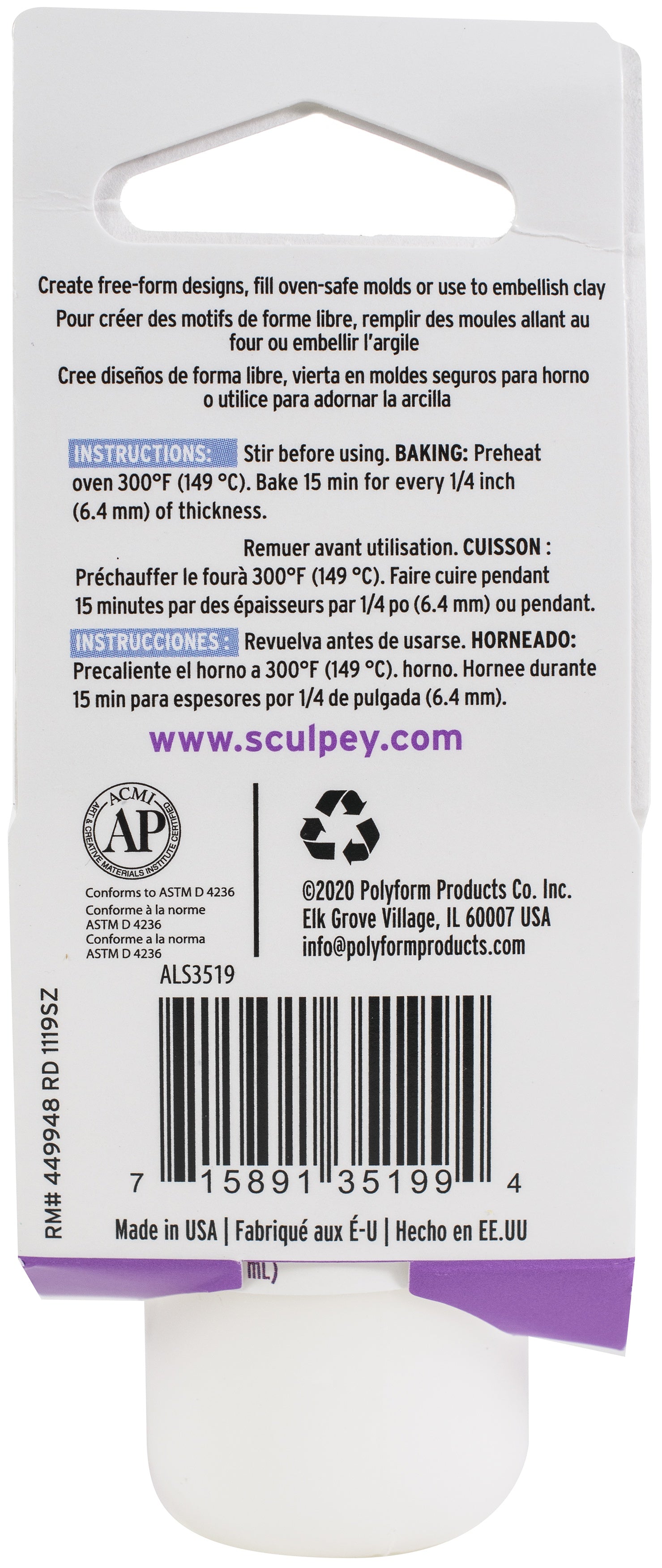 Liquid Sculpey 1oz Clear