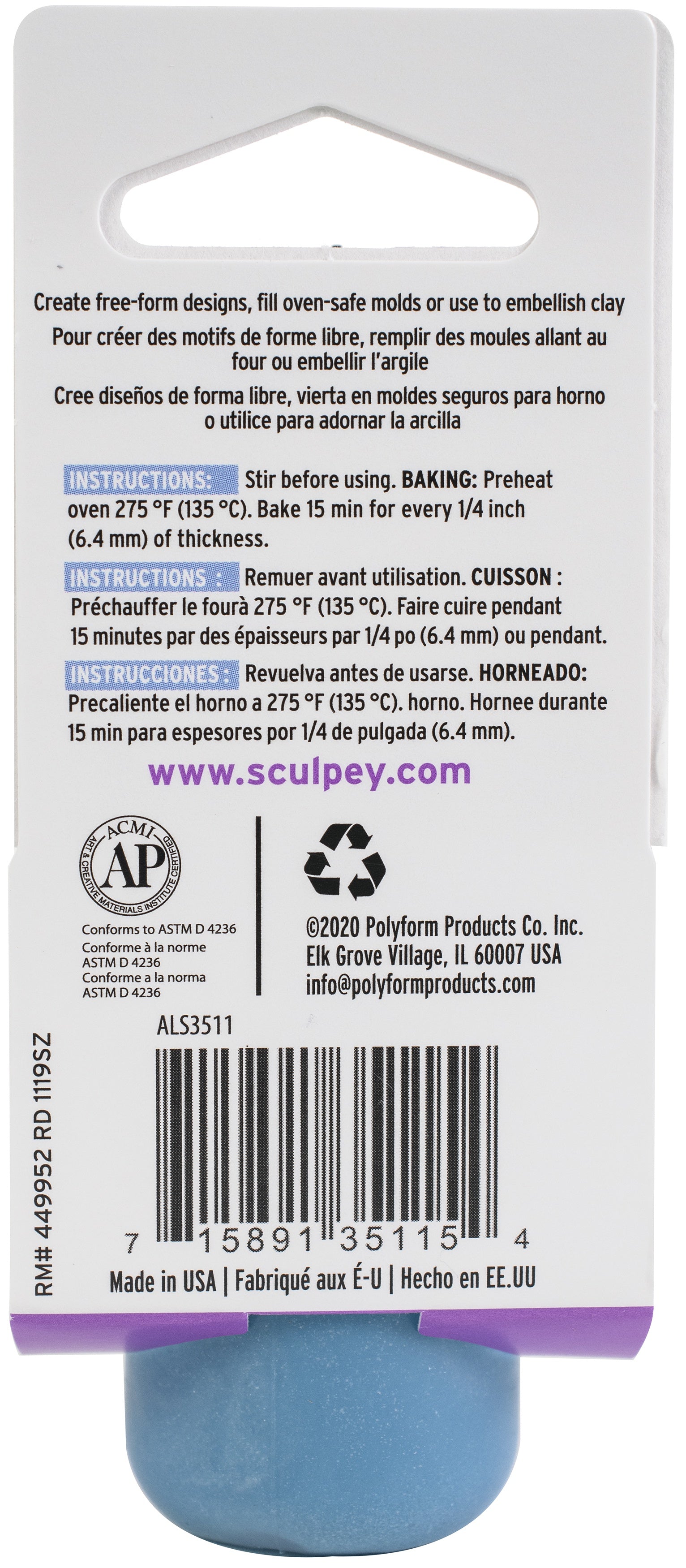 Liquid Sculpey 1oz Peacock Pearl
