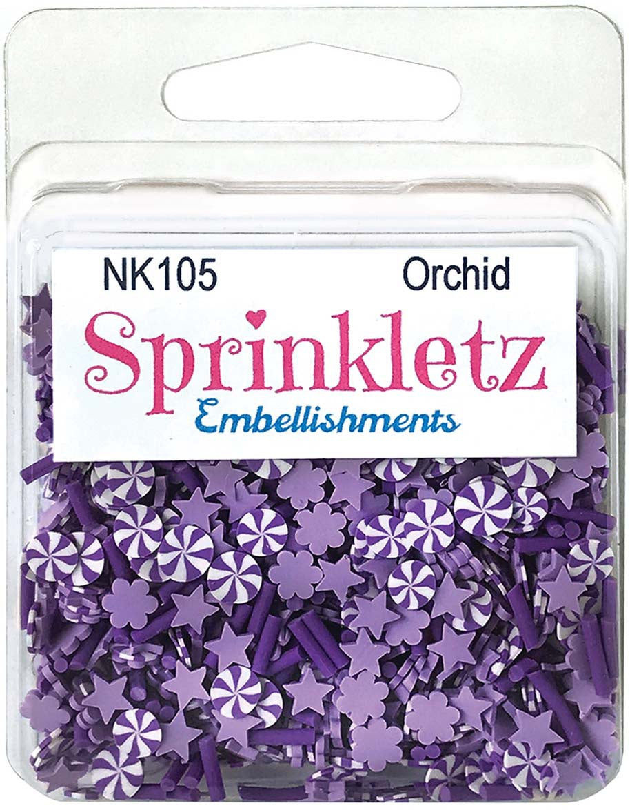 Buttons Galore Sprinkletz Embellishments 12g Orchid
