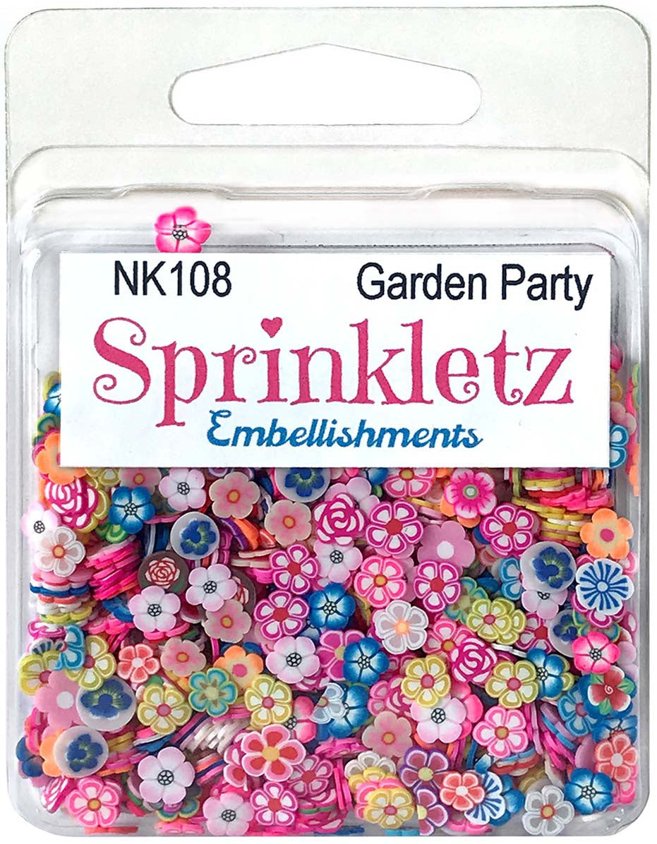 Buttons Galore Sprinkletz Embellishments 12g Garden Party