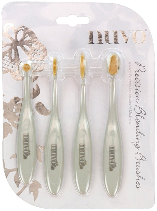 Nuvo Precision Blender Brushes 4/Pkg  