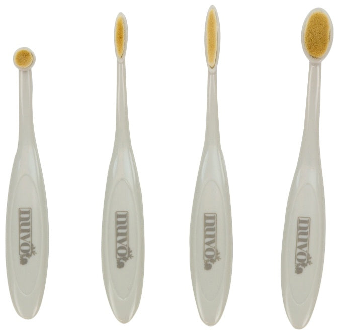 Nuvo Precision Blender Brushes 4/Pkg  