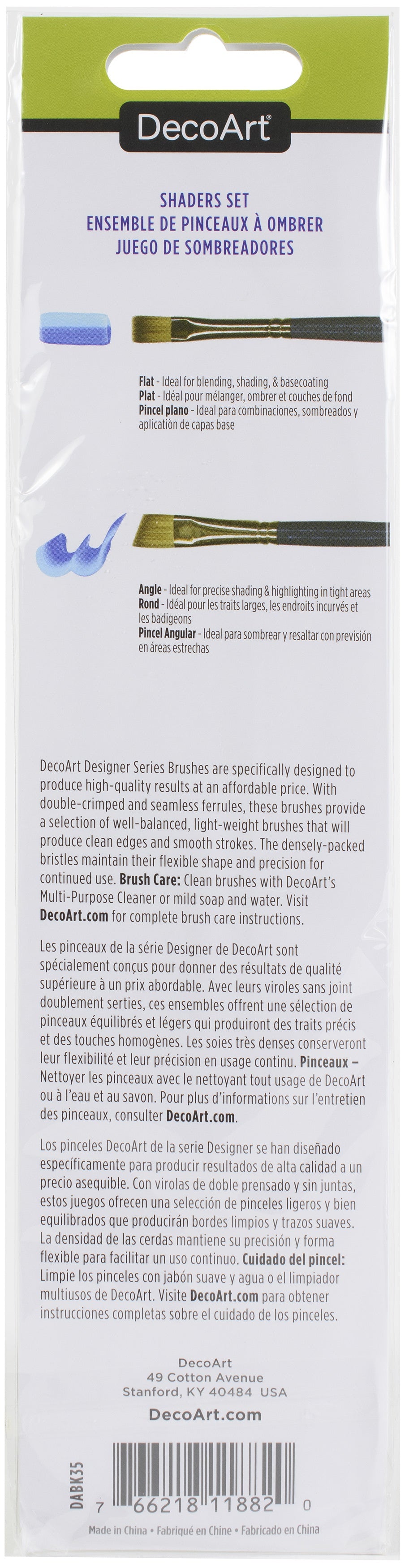 DecoArt Designer Series Brushes-Shaders Set