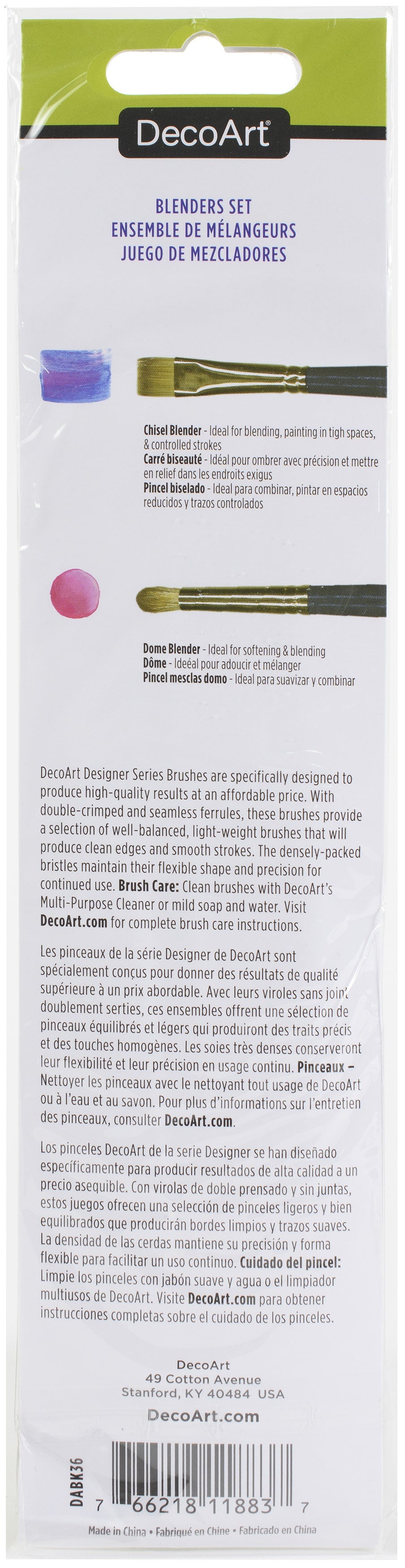 DecoArt Designer Series Brushes-Blenders Set