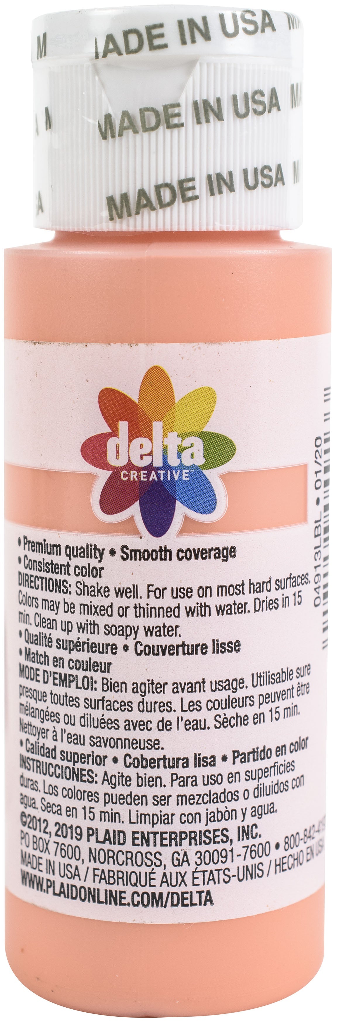 Ceramcoat Acrylic Paint 2oz Candid Coral