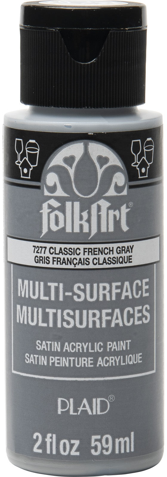 FolkArt Acrylic Paint 2oz French Gray
