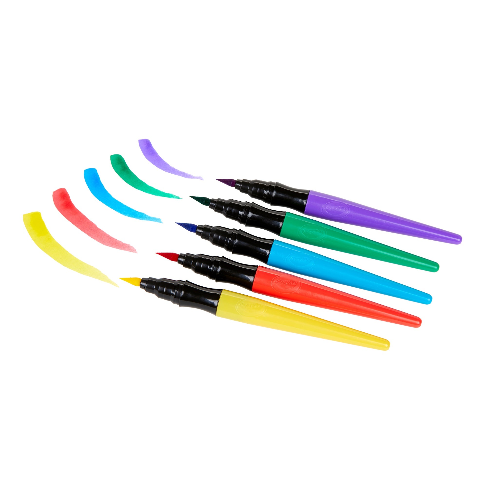Crayola Project Paintbrush Pens 5/Pkg Assorted Colors