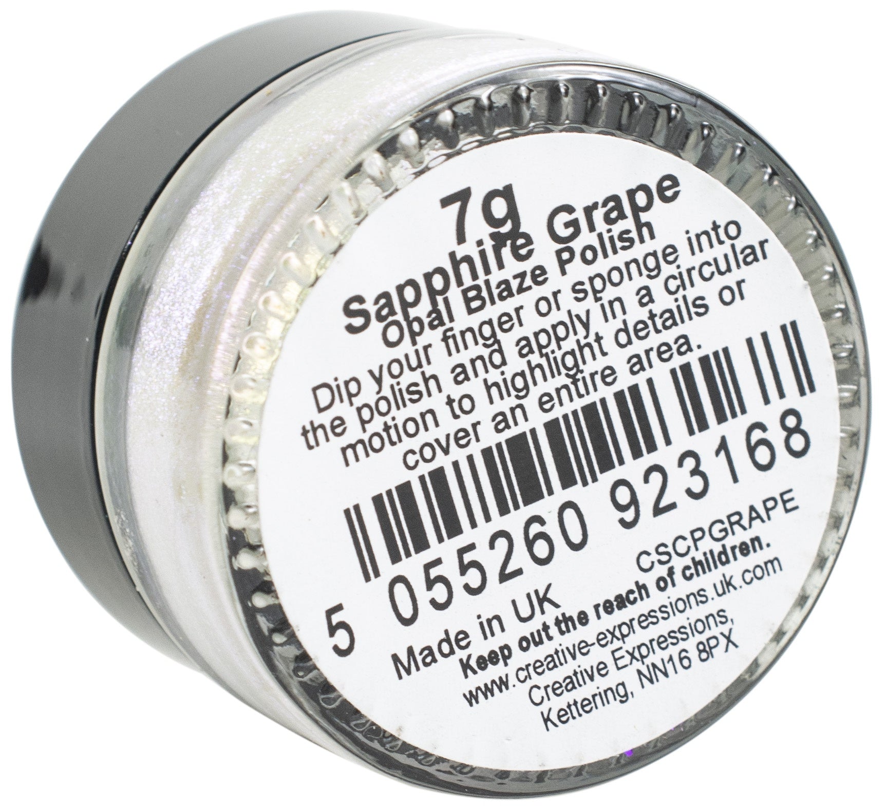 Cosmic Shimmer Opal Blaze Polish 7g Sapphire Grape