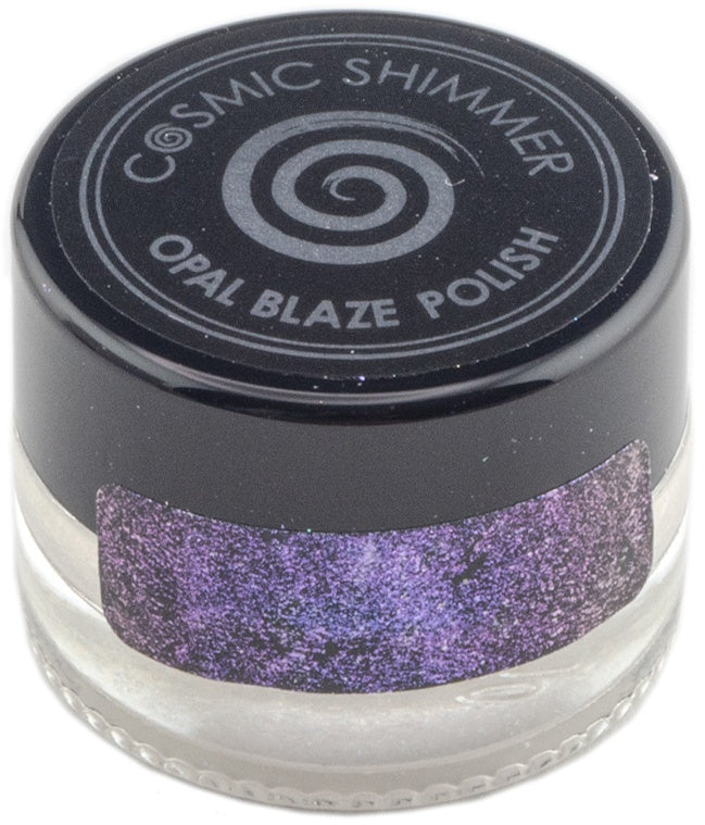 Cosmic Shimmer Opal Blaze Polish 7g Sapphire Grape