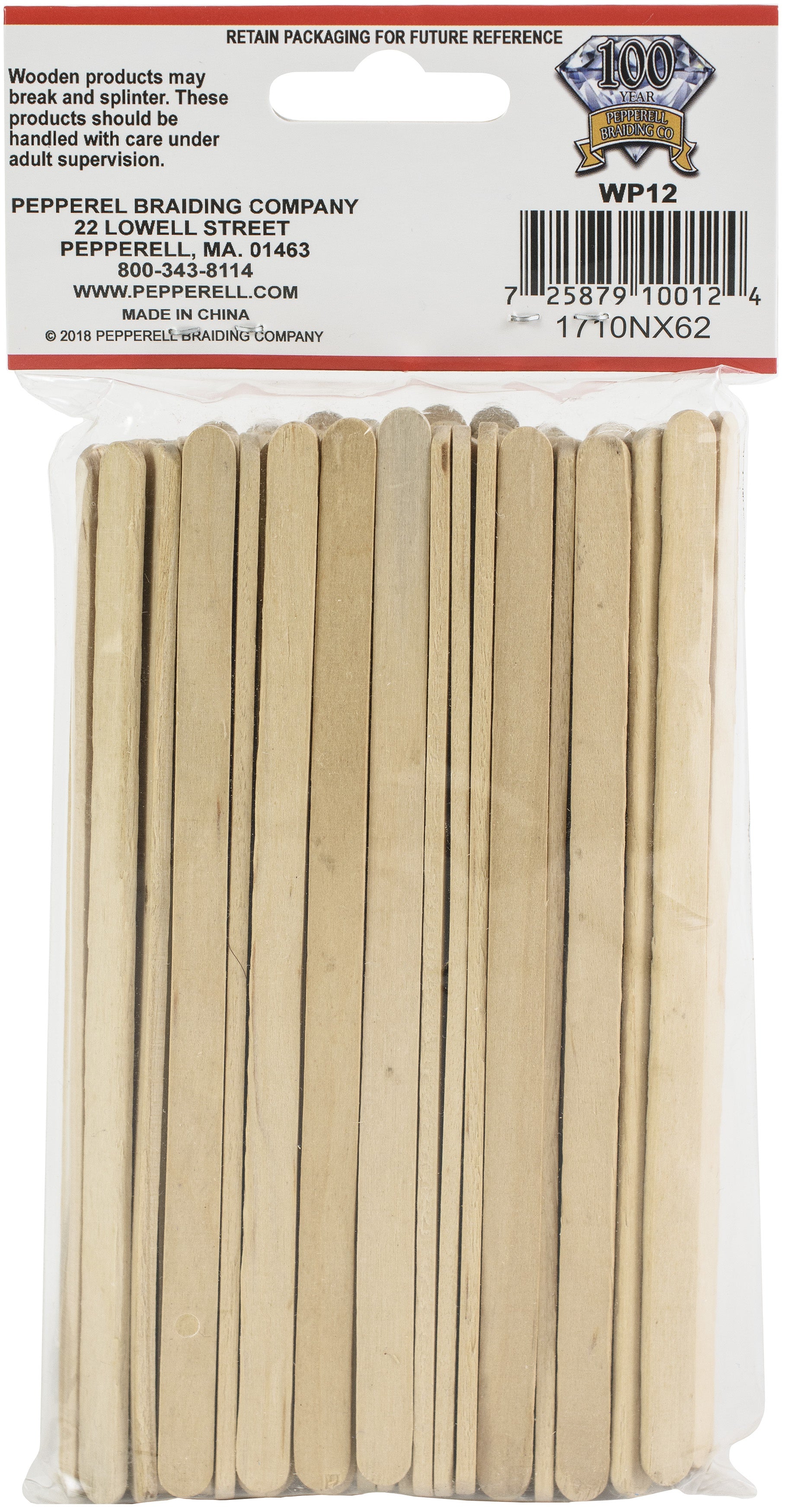 Thin Craft Sticks 5-3/4"X1/4" 75/Pkg 