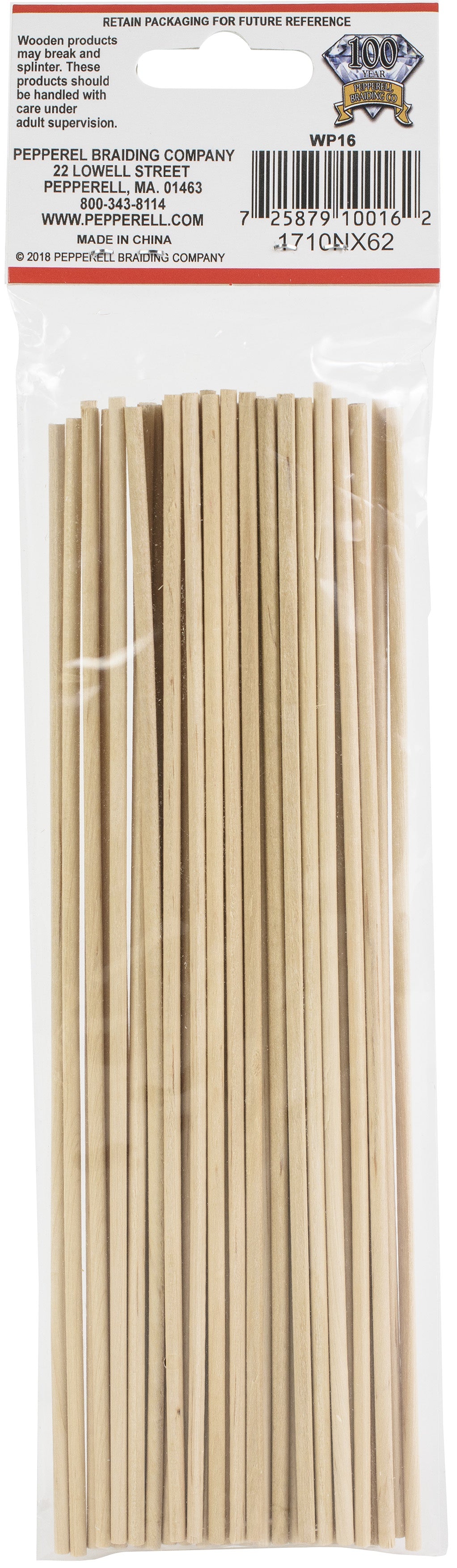 Dowels 1/8"X8" 50/Pkg 
