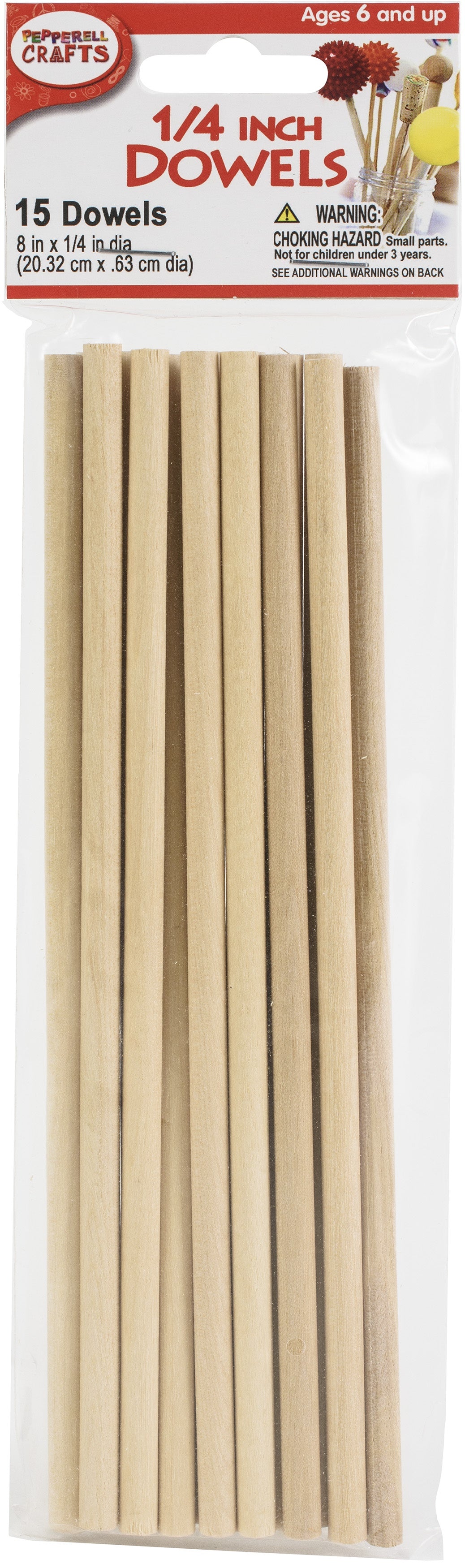 Dowels 14"X8" 15/Pkg 