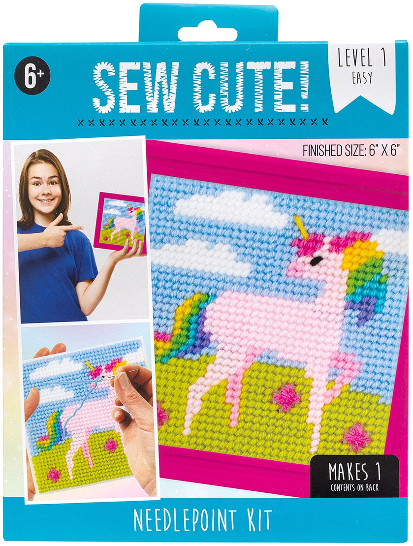 Sew Cute! Needlepoint Kit Unicorn