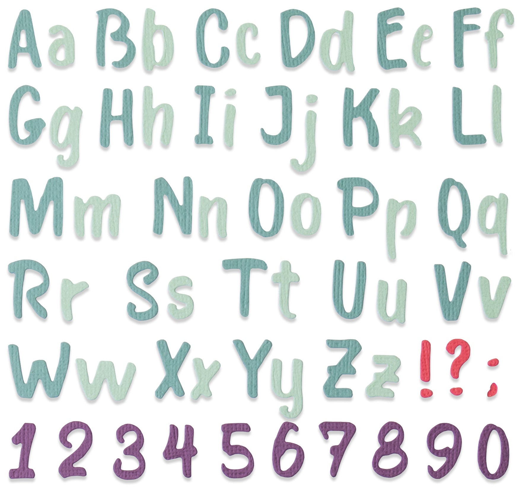 Sizzix Thinlits Die By Sophie Guilar 70/Pkg Bold Brush Alphabet