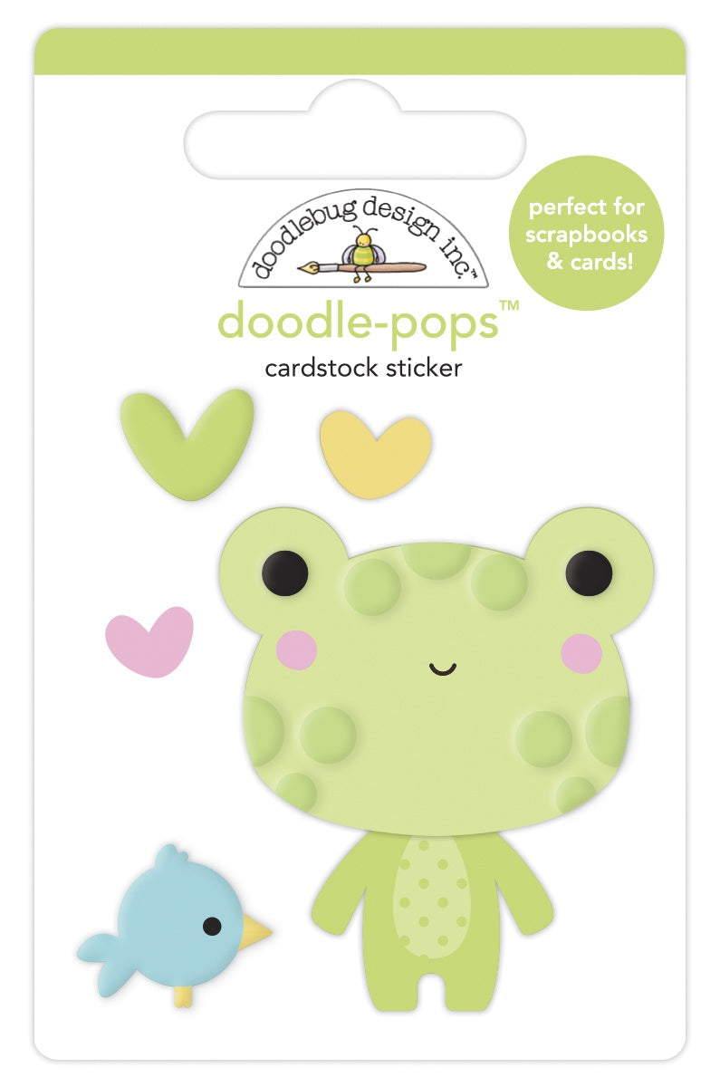 Doodlebug Doodle-Pops 3D Stickers Hoppy Day, Bundle Of Joy