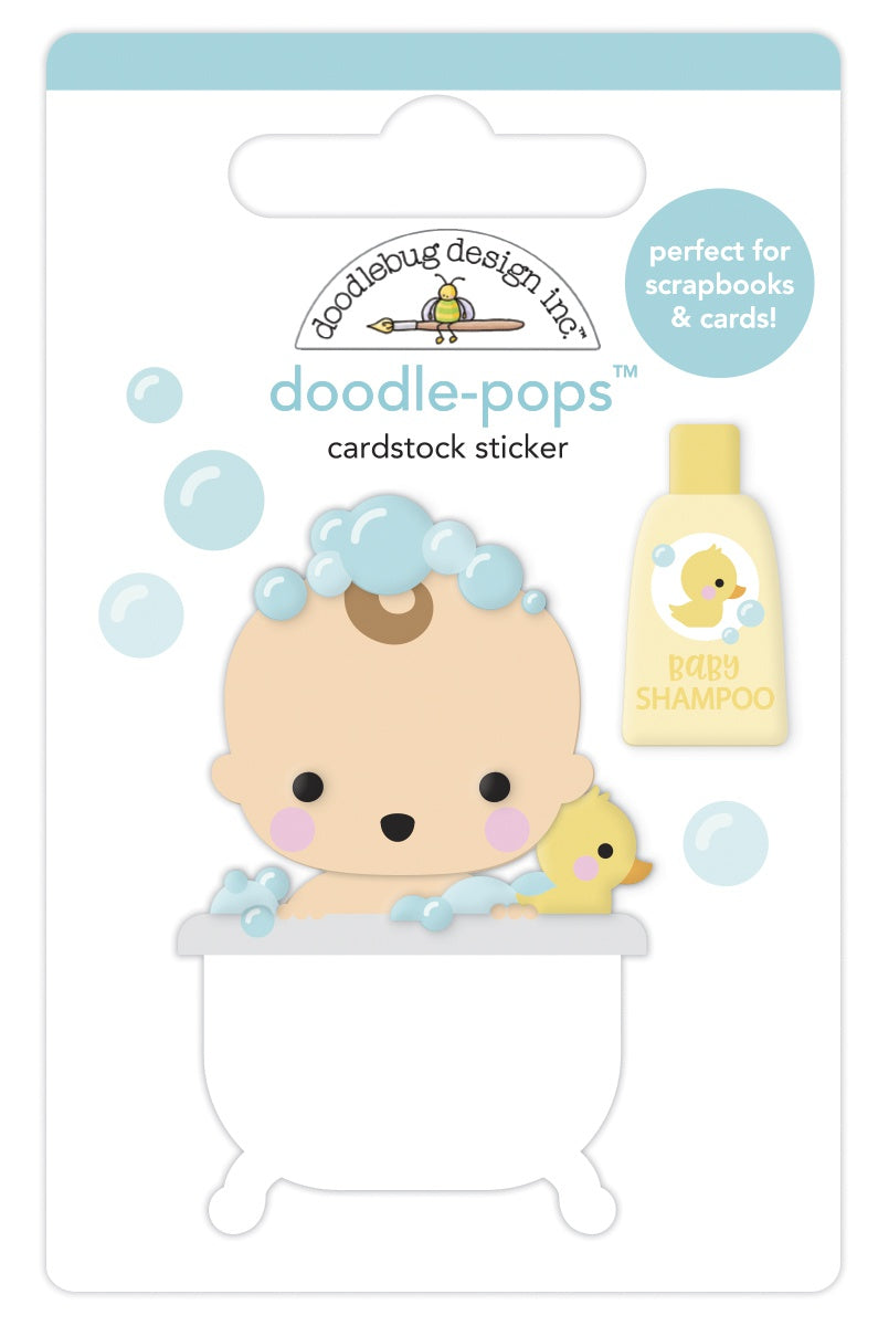Doodlebug Doodle-Pops 3D Stickers Bathtime, Special Delivery