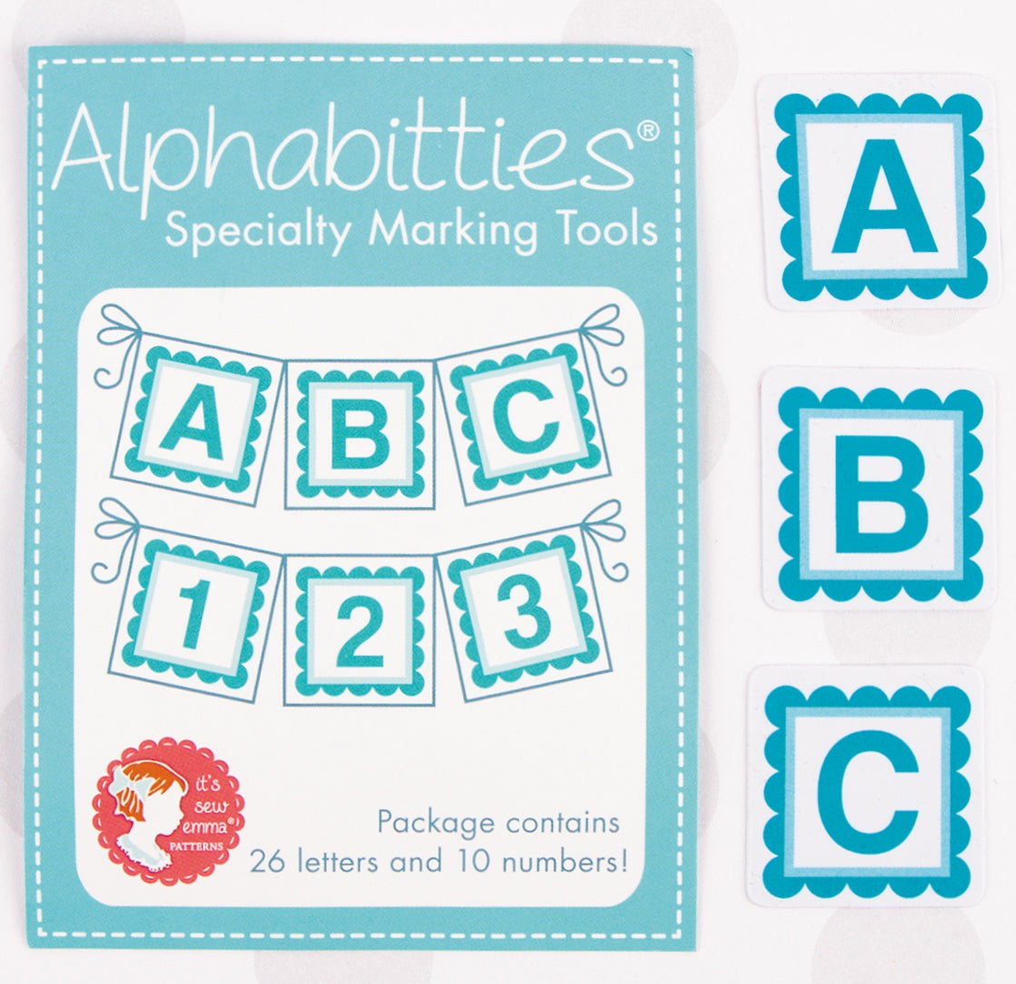 It's Sew Emma Alphabitties Pack Blue