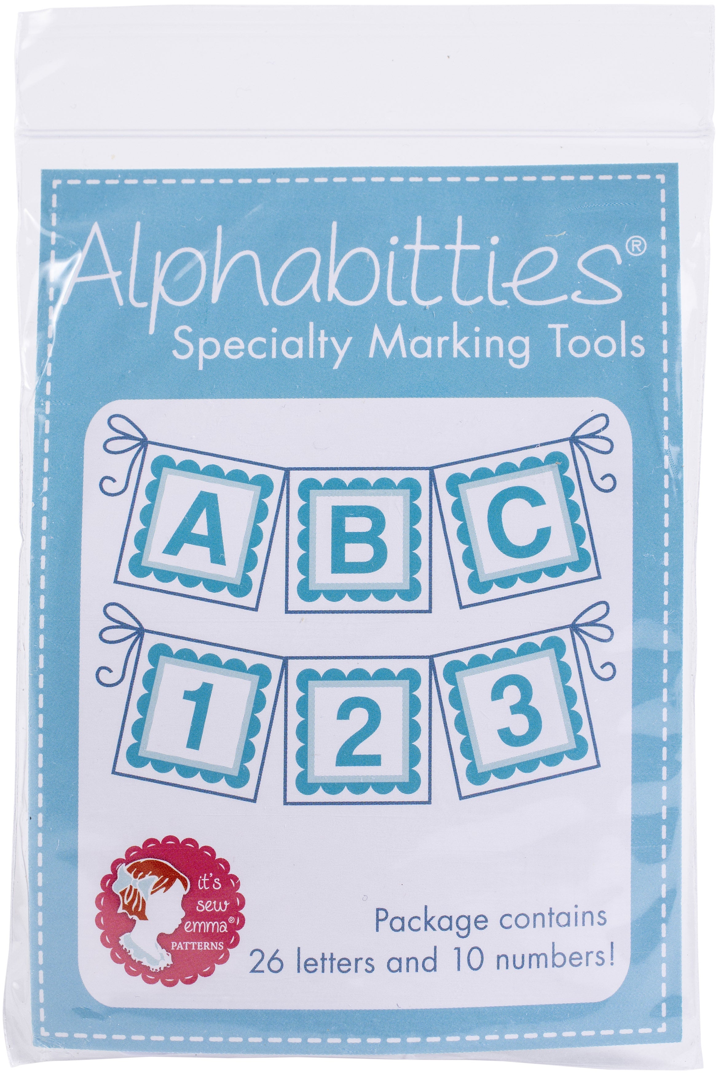 It's Sew Emma Alphabitties Pack Blue