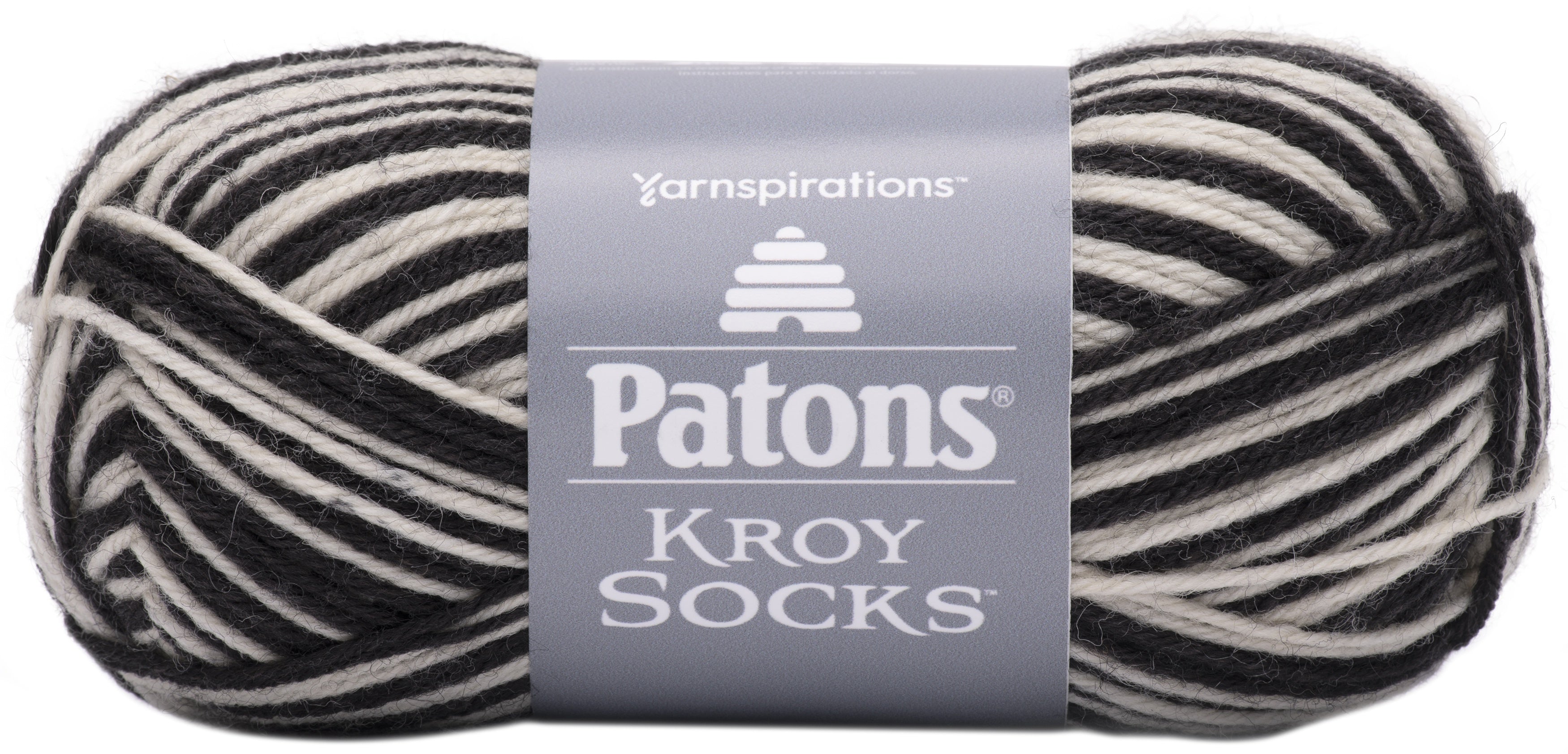 Patons Kroy Socks Yarn Zebra Stripes