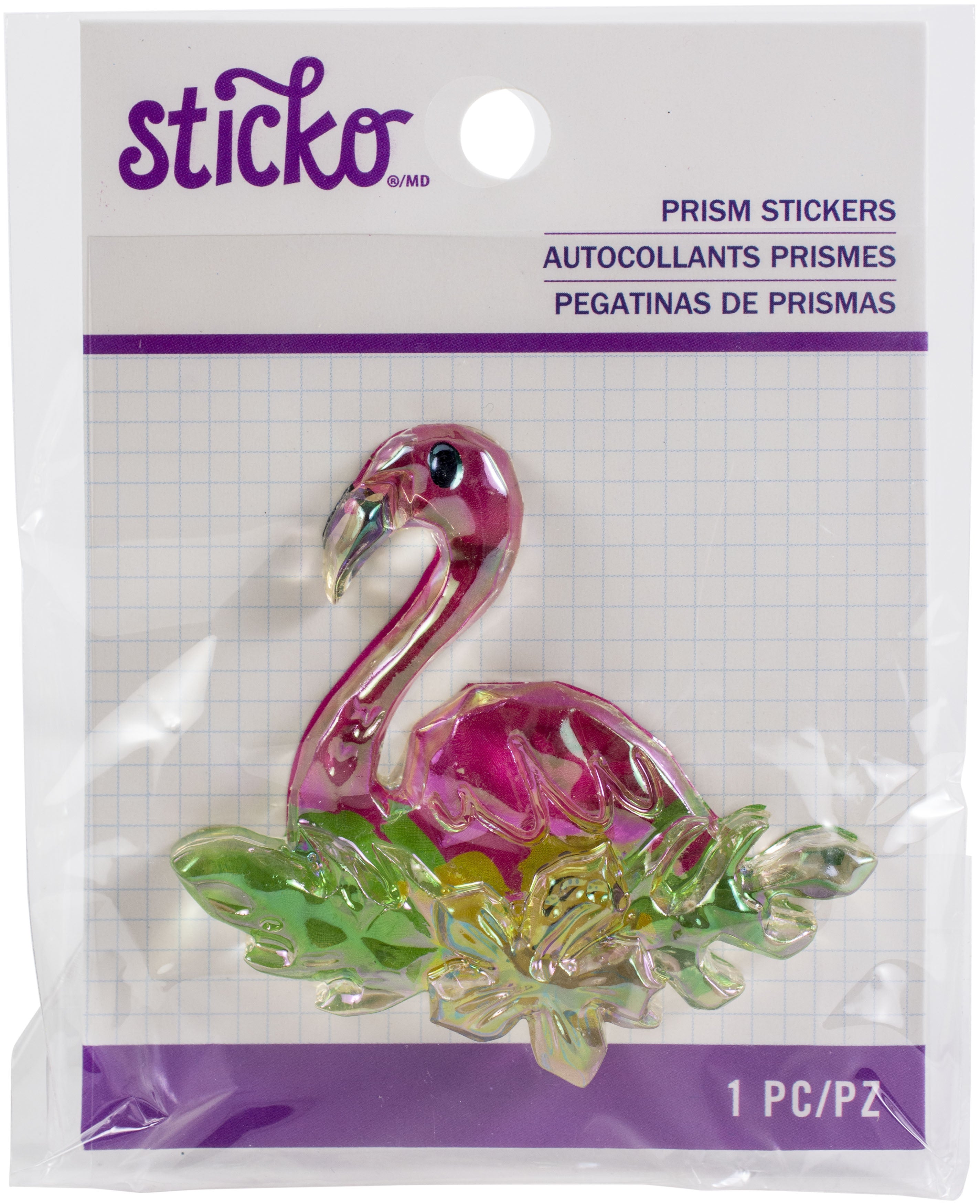 Sticko Prism Sticker Flamingo