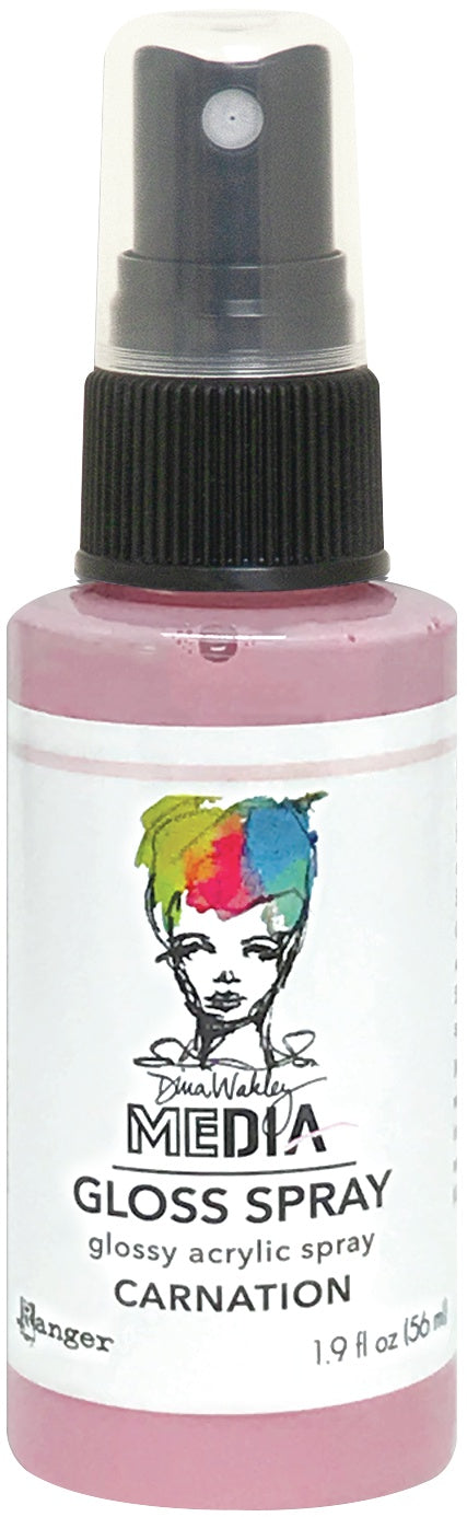 Dina Wakley Media Gloss Sprays 2oz Carnation