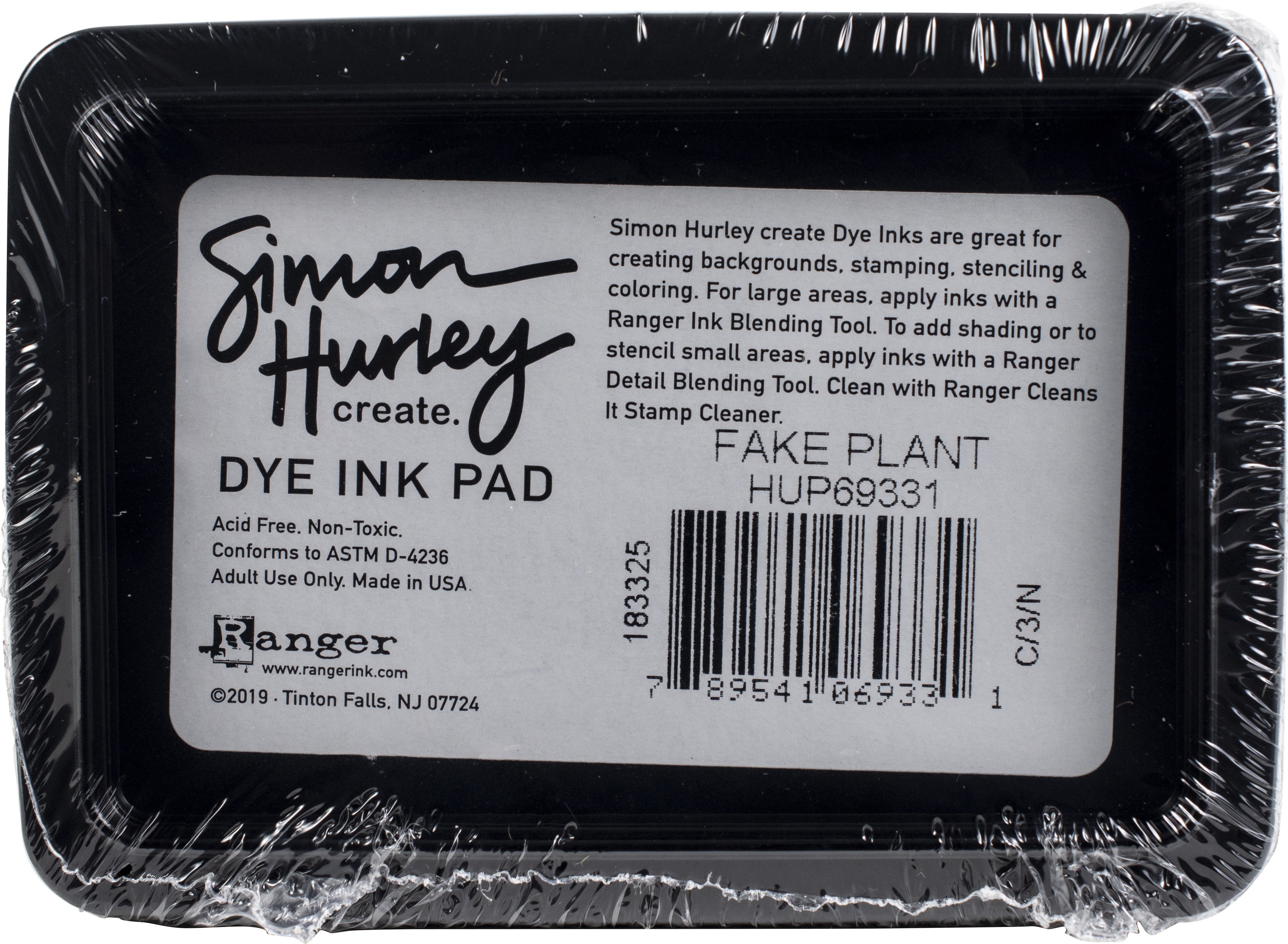 Simon Hurley create. Dye Ink Pad Fake Plant