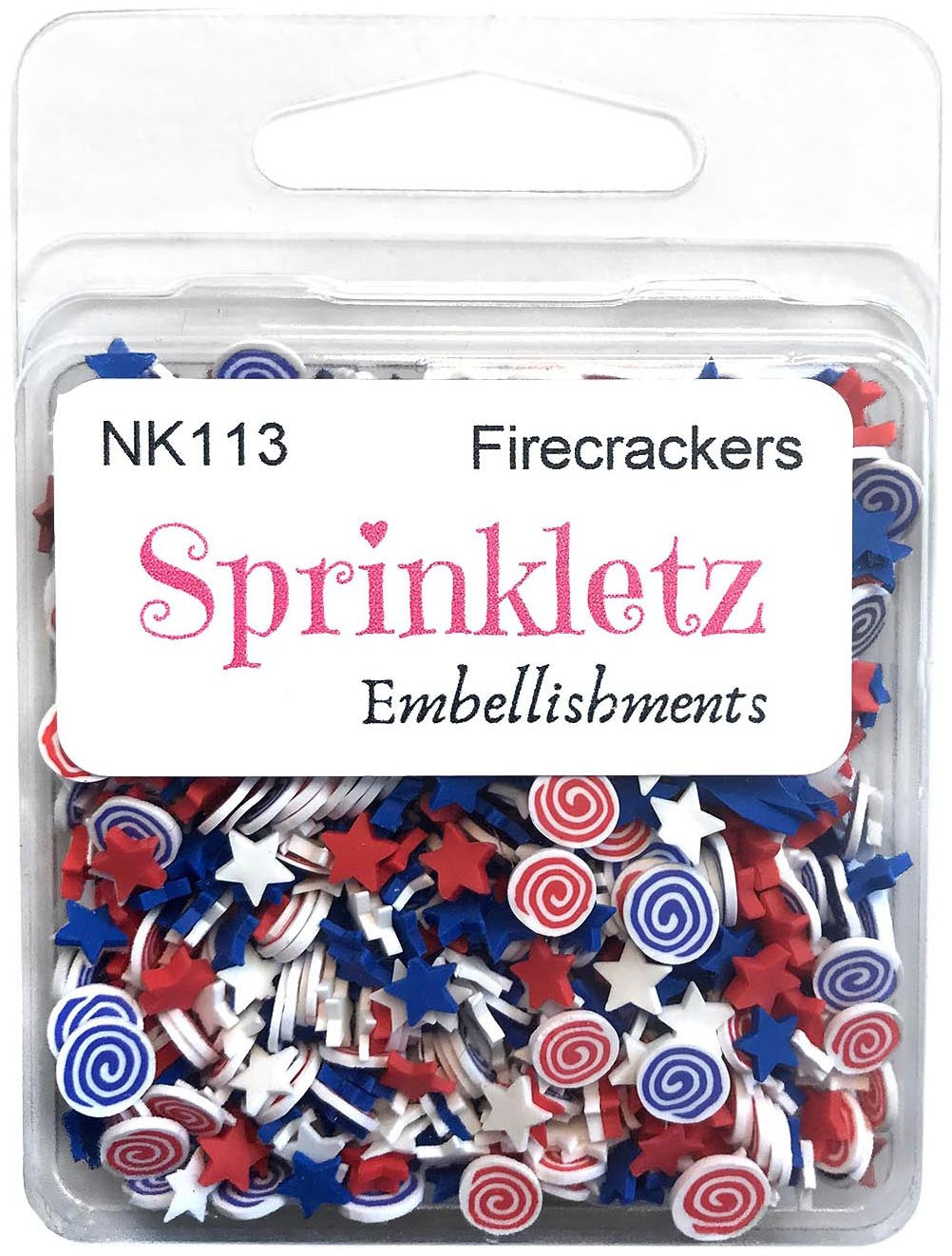 Buttons Galore Sprinkletz Embellishments 12g Firecrackers