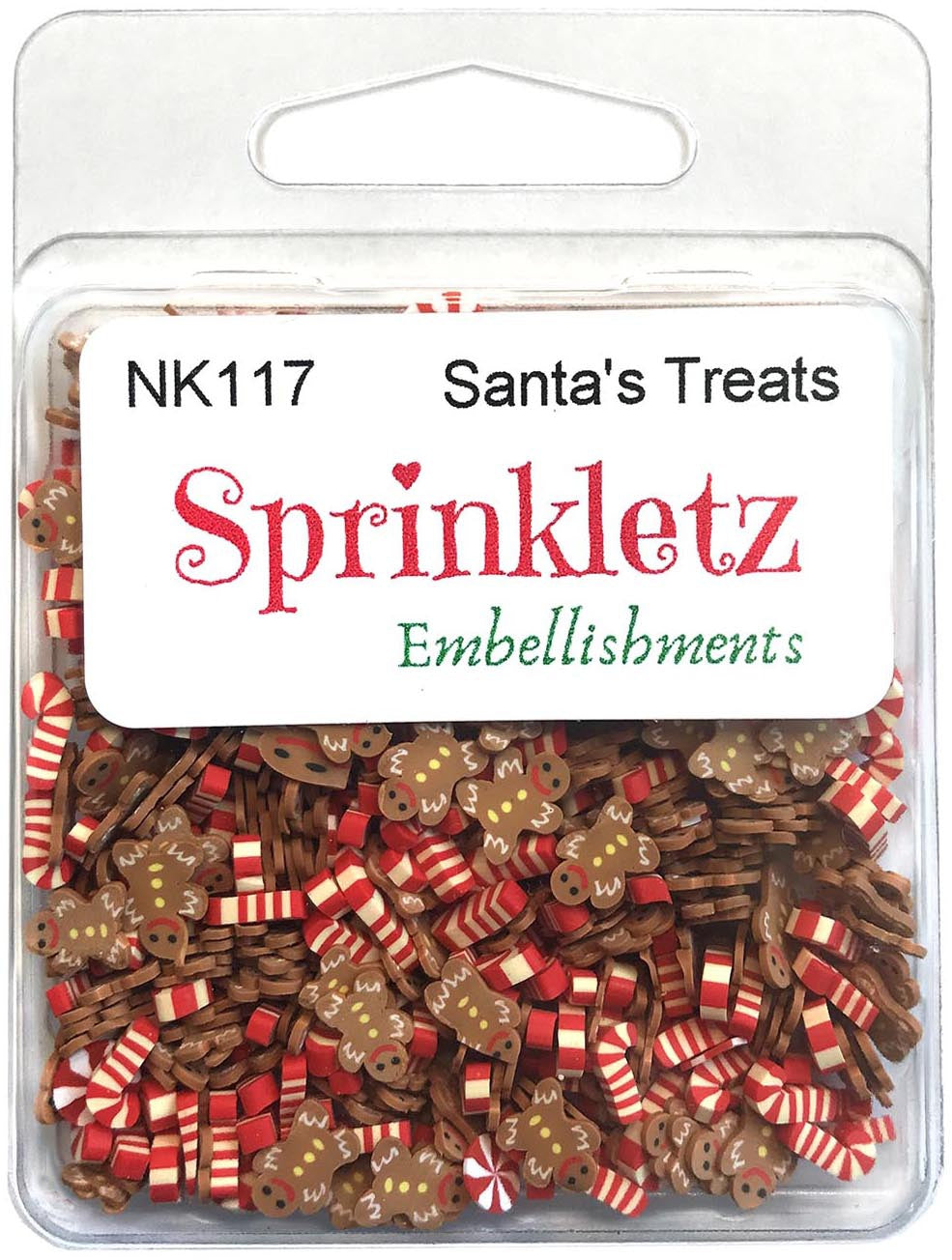 Buttons Galore Sprinkletz Embellishments 12g Santa's Treats