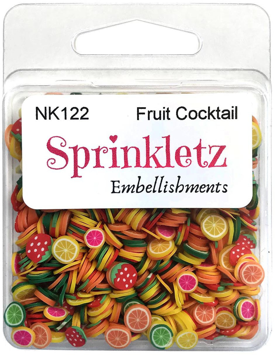 Buttons Galore Sprinkletz Embellishments 12g Fruit Cocktail