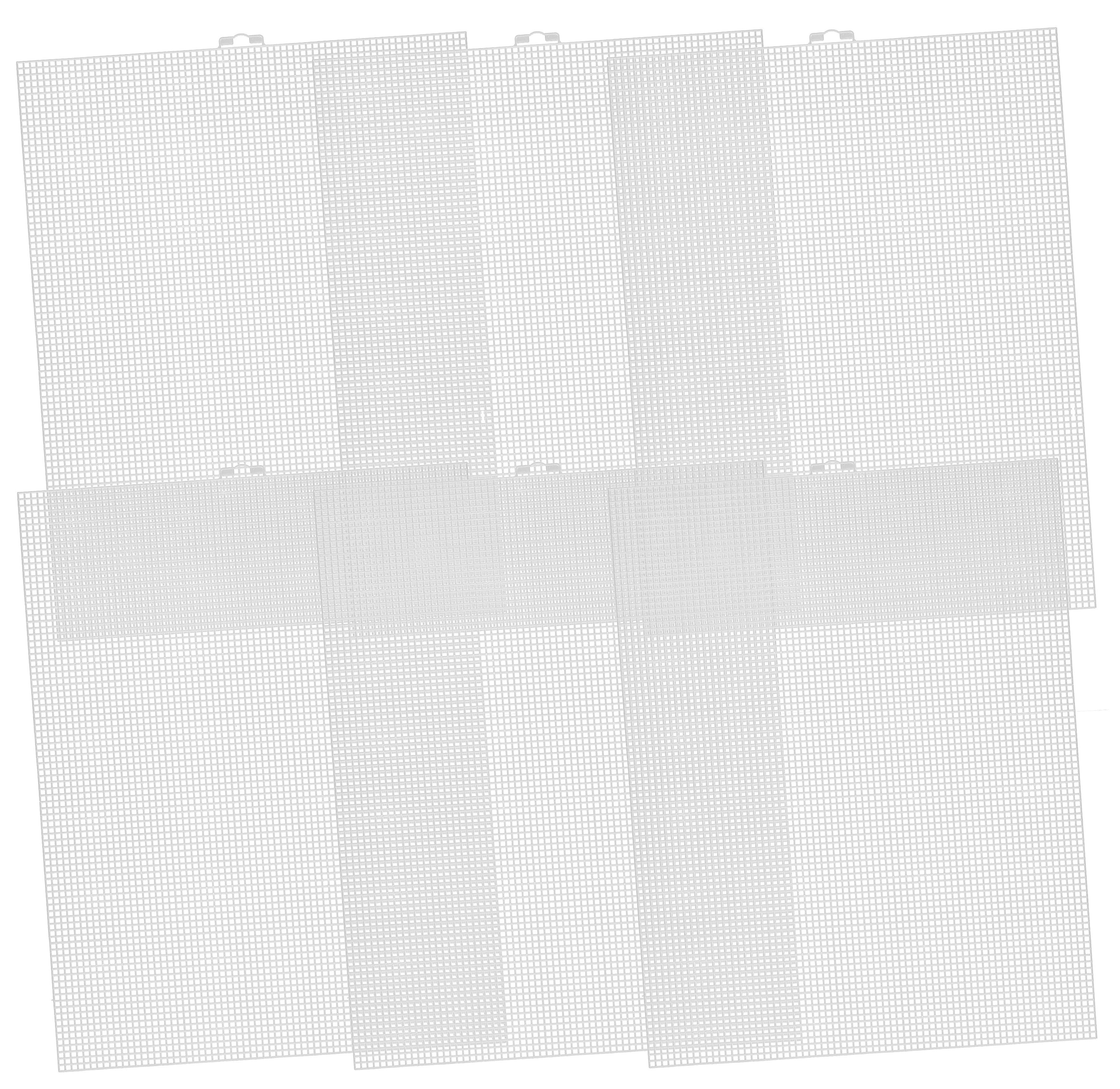 Janlynn Plastic Canvas 7 Count 10.5"X13.5" 6/Pkg Clear