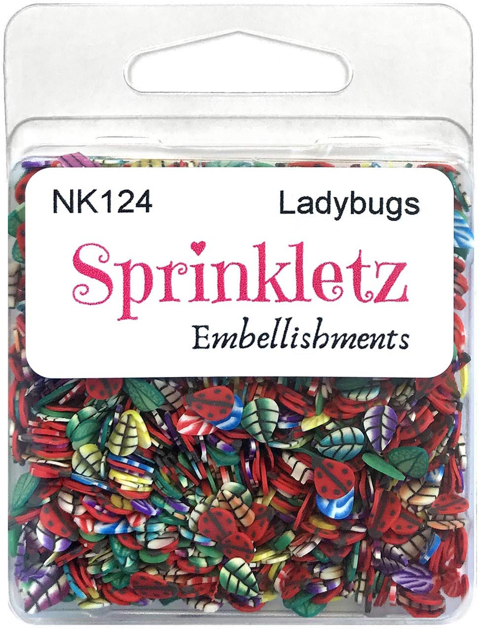 Buttons Galore Sprinkletz Embellishments 12g Ladybugs