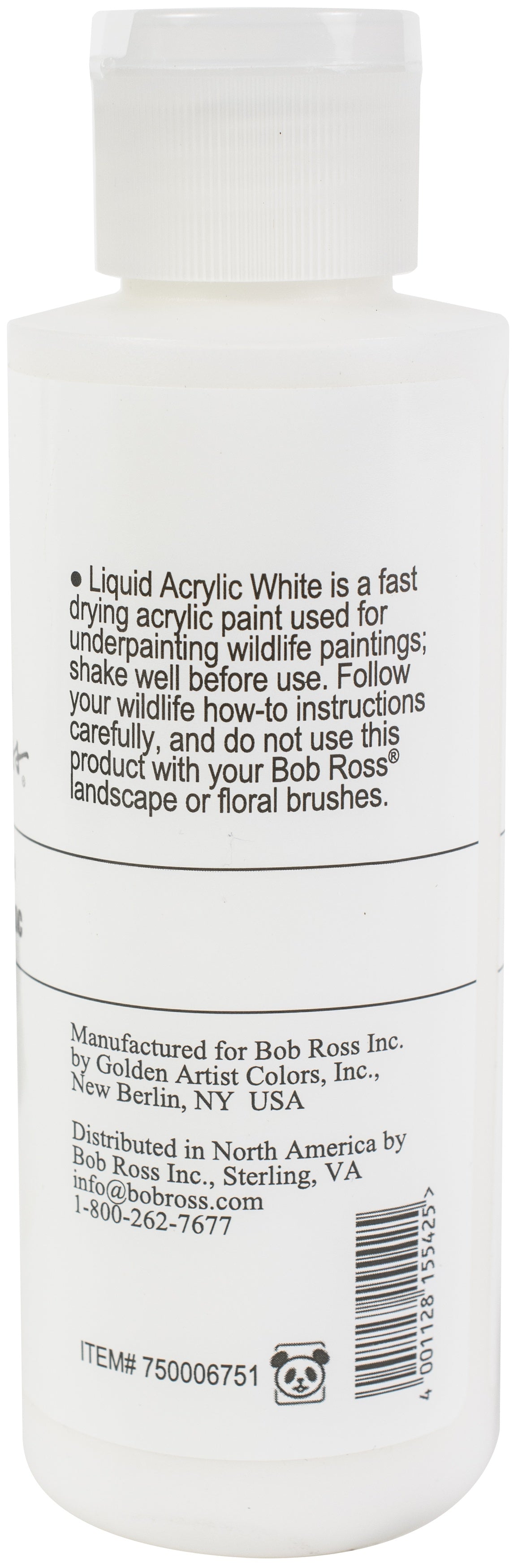 Bob Ross Acrylic White 4oz