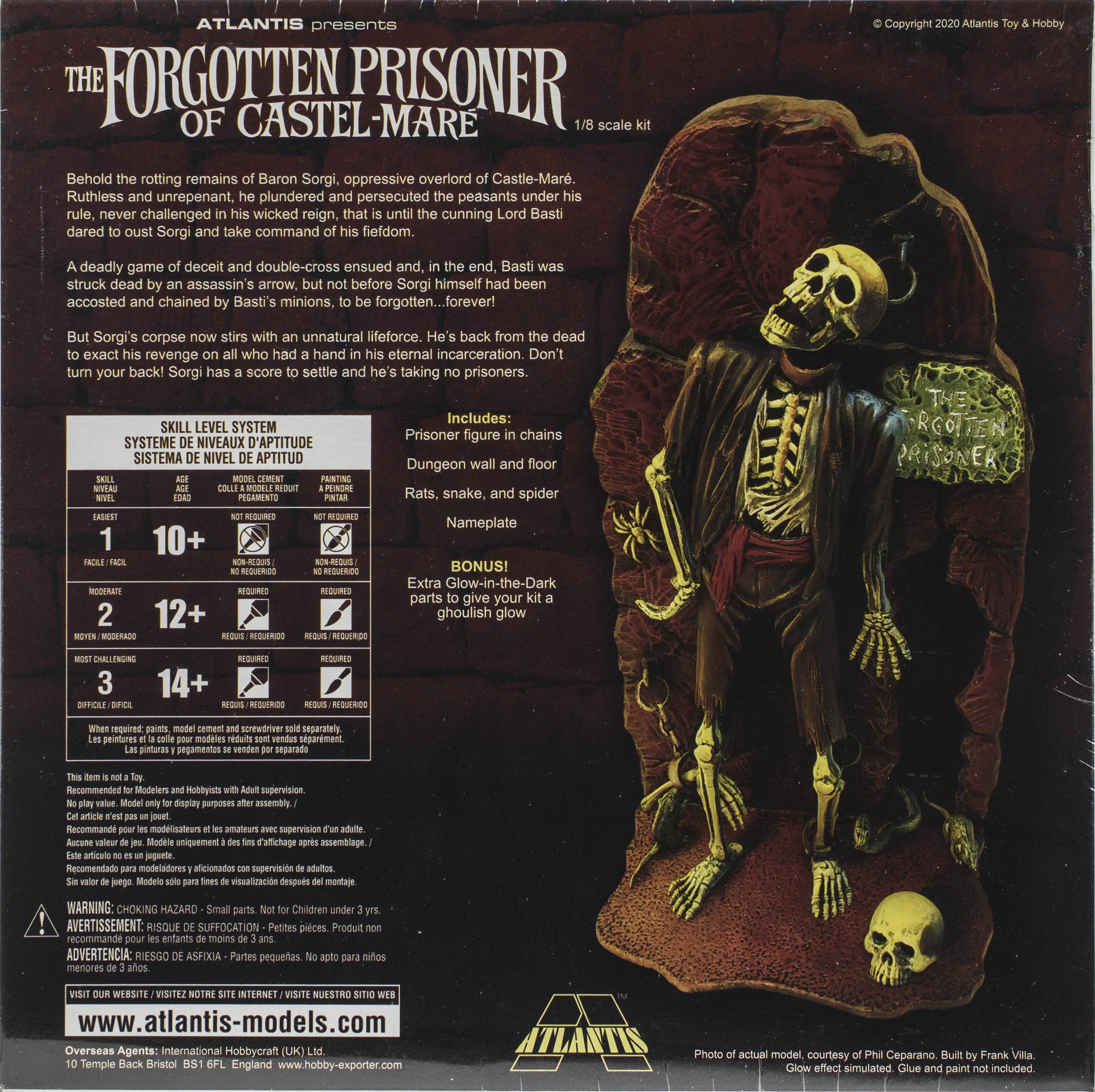 1/8 The Forgotten Prisoner of Castel-Mare Glow-in-the-Dark (formerly Aurora)