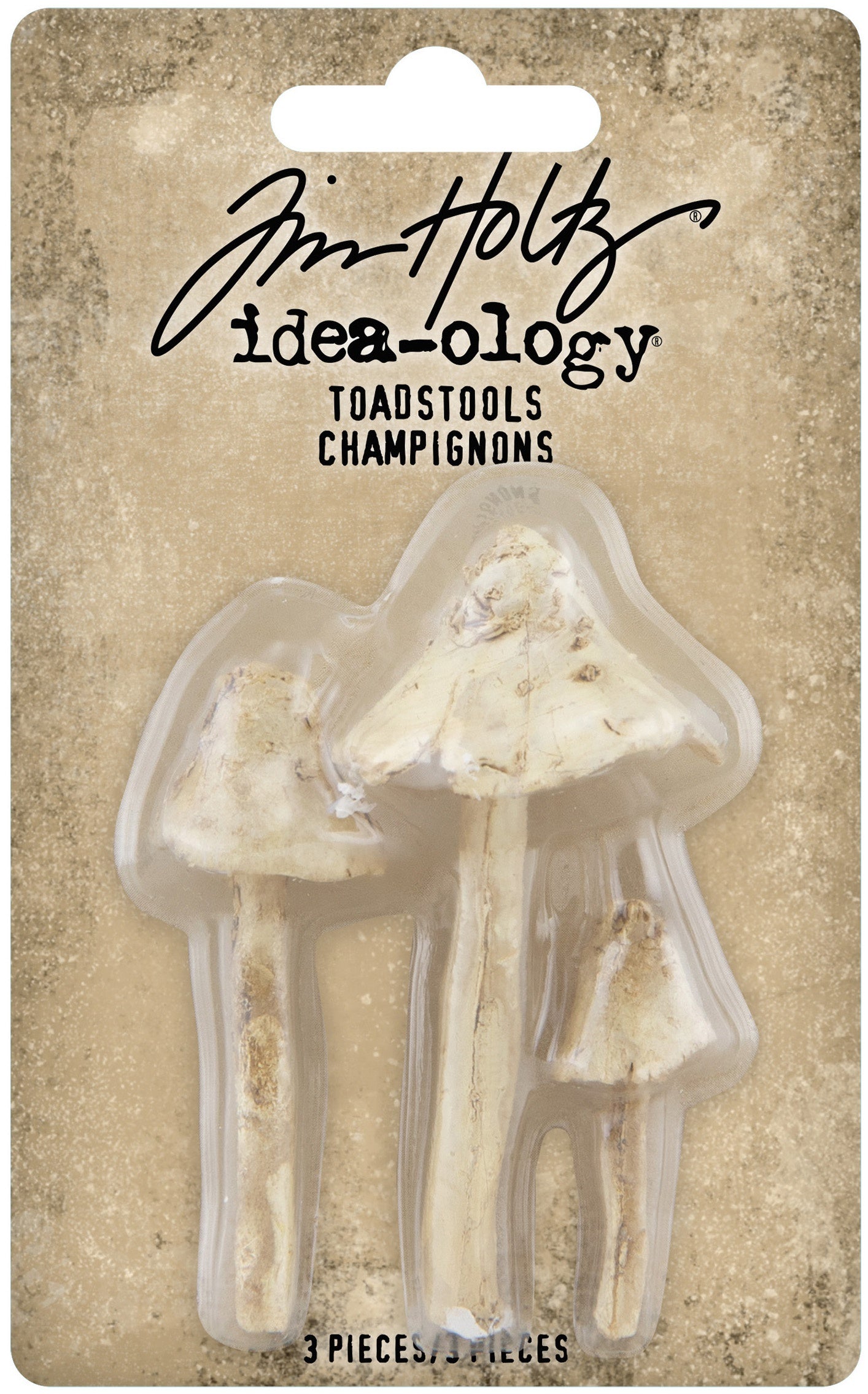 Idea-Ology Resin Toadstools 3/Pkg 1.25" To 2.5"