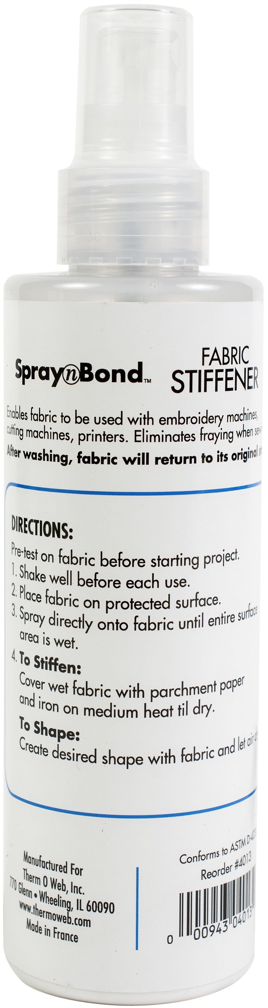 SpraynBond Fabric Stiffener 6.76oz