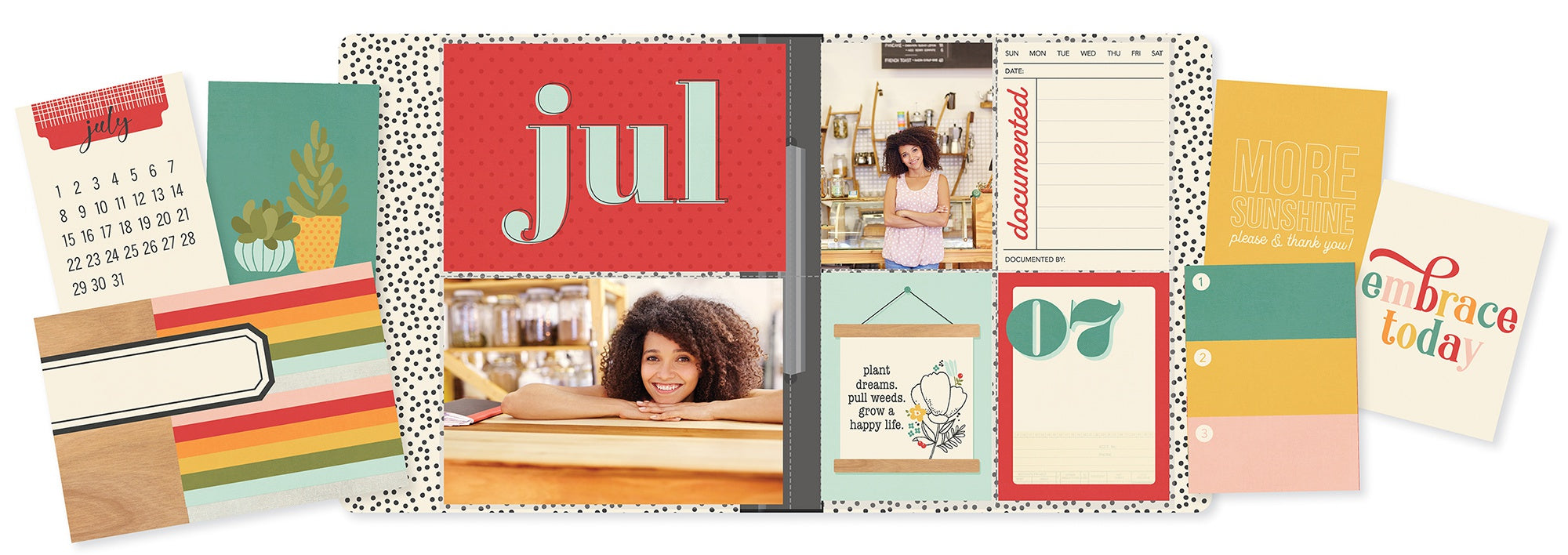 Simple Stories Sn@p! Flipbook 6"X8" Speckle Dots