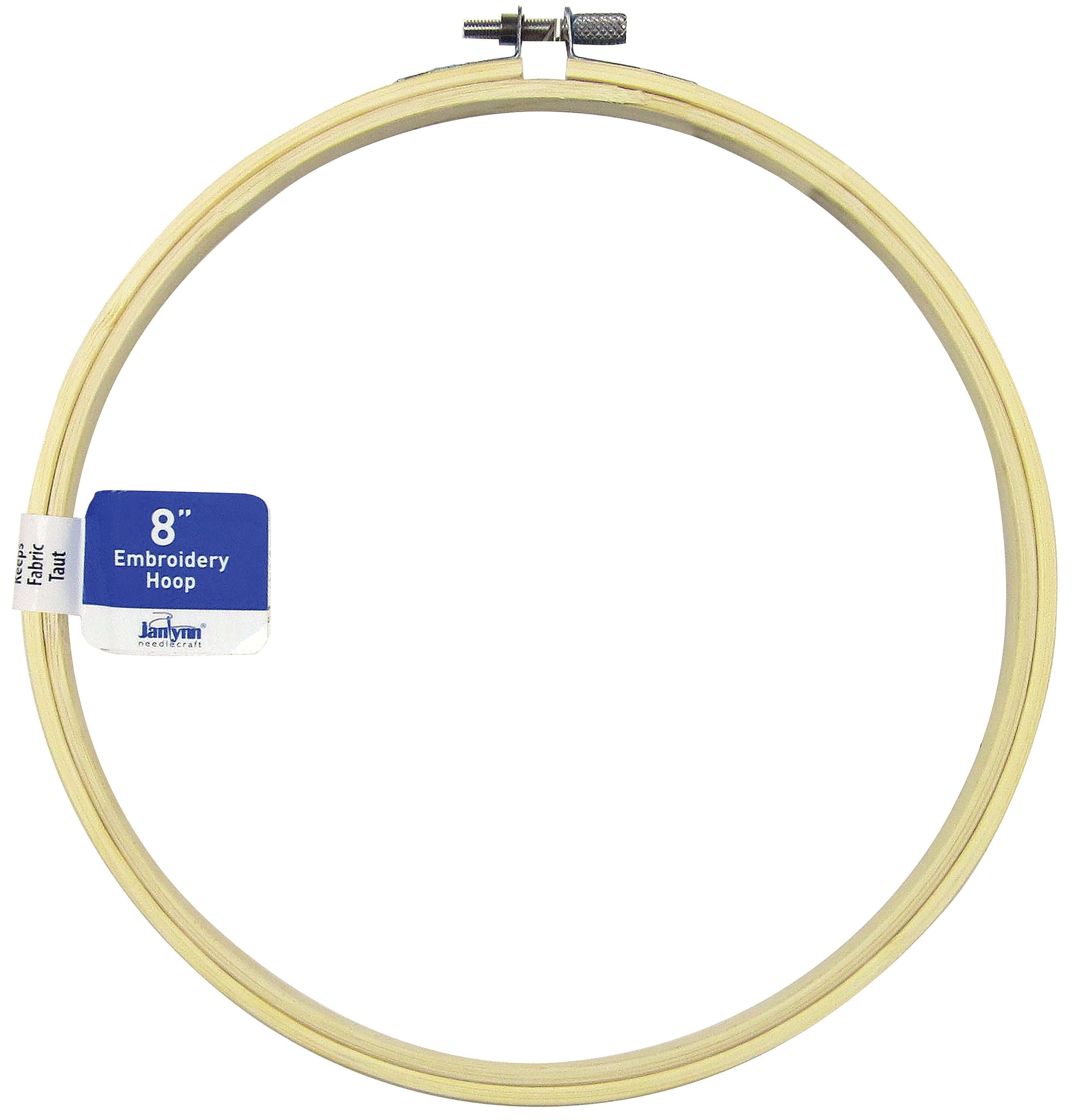 Janlynn Wood Embroidery Hoop 8" Natural
