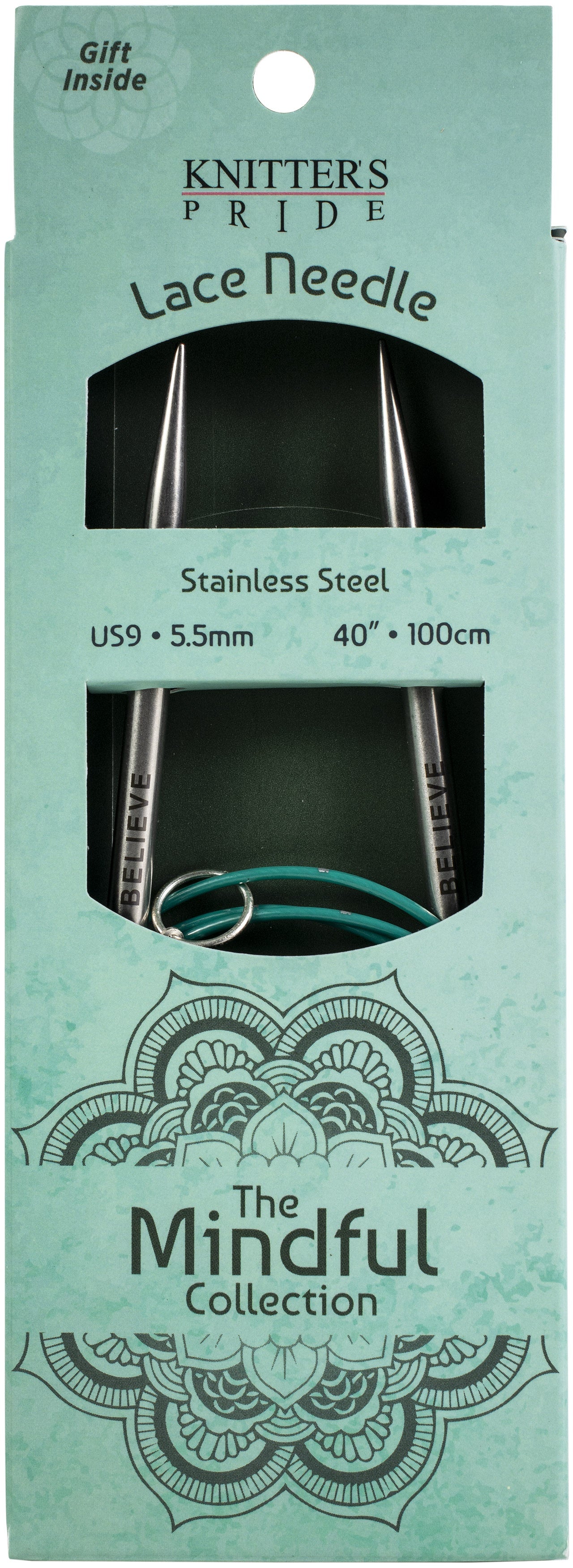 Knitter's Pride-Mindful Fixed Lace Circular Needles 40"-Size 9/5.5mm
