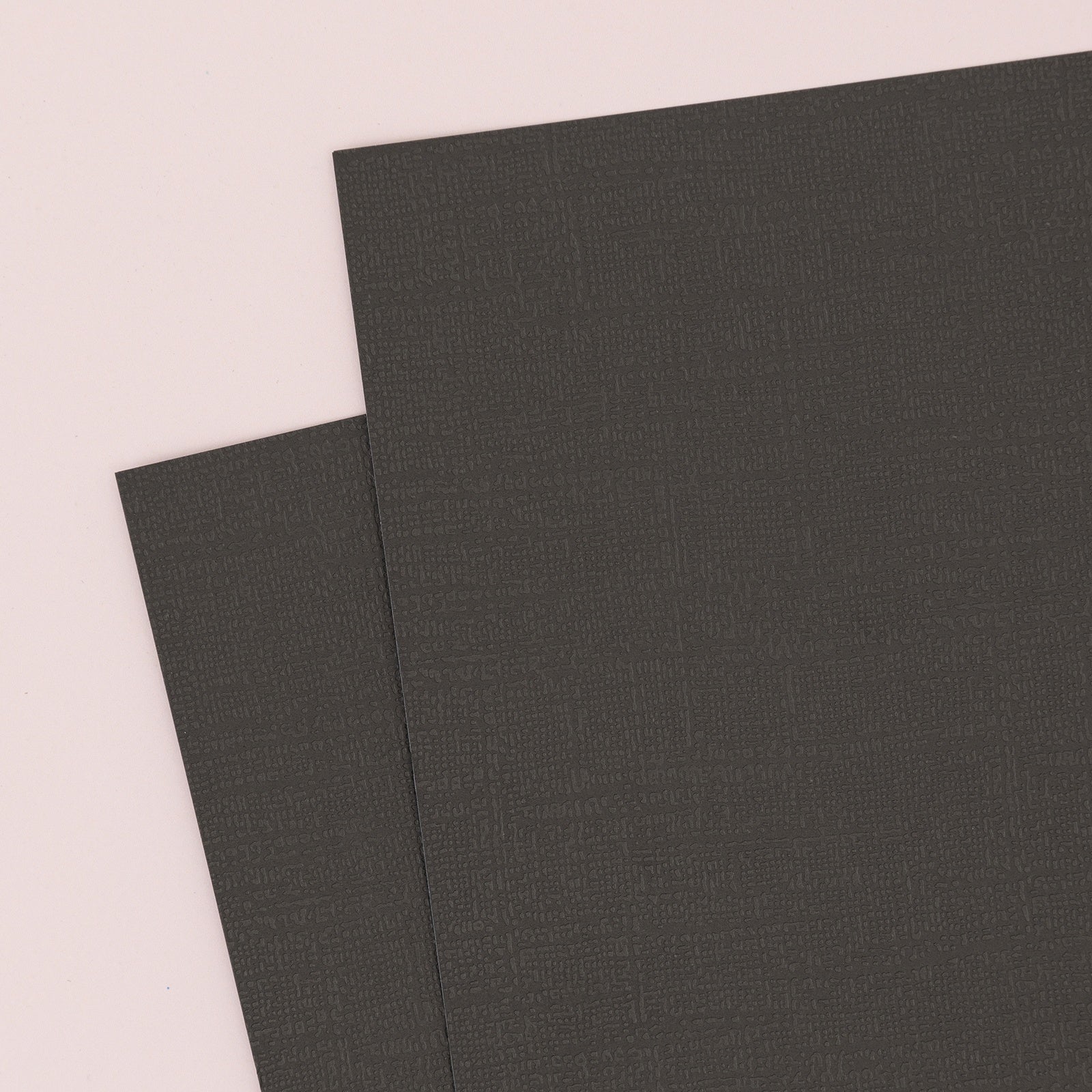 Colorbok Textured Cardstock Pad 12"X12" 40/Pkg Midnight Black