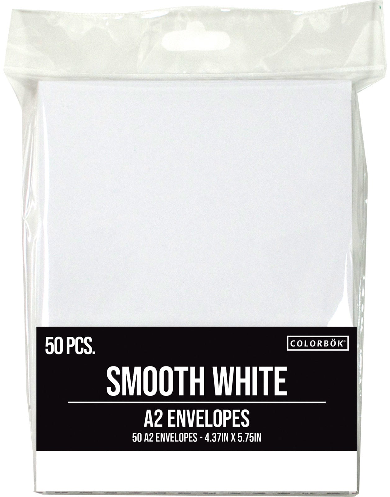 Colorbok A2 Envelopes (4.375"X5.75") 50/Pkg White