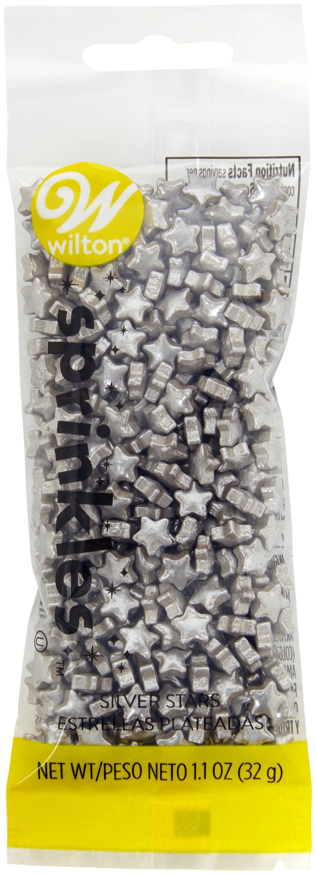 Sprinkles Pouch Silver Stars
