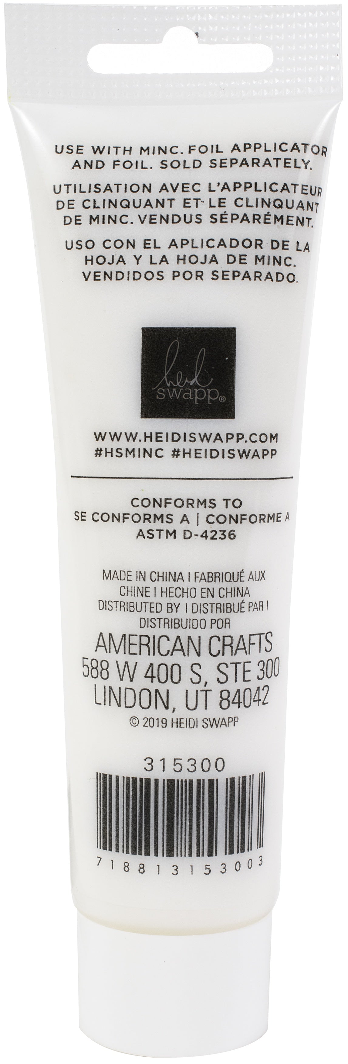 Heidi Swapp Minc Foil Transfer Medium 3oz  